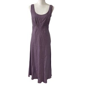 Long Tall Sally Purple Sleeveless Mid Calve Dress